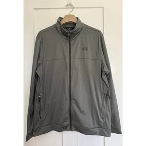 The North Face Mens Full Zip Jacket Size XXL‎ Dark Gray
